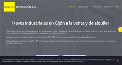 Desktop Screenshot of navesindustrialesgijon.com